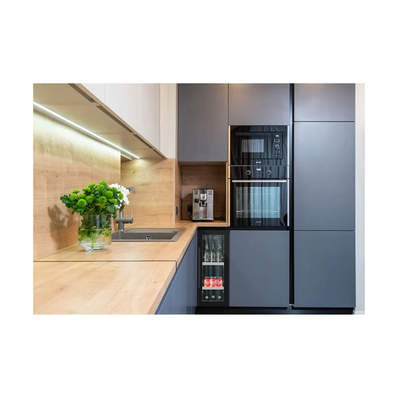 Bier- und Getränkekühlschrank mQuvée BeerServer 30 Anthracite Black