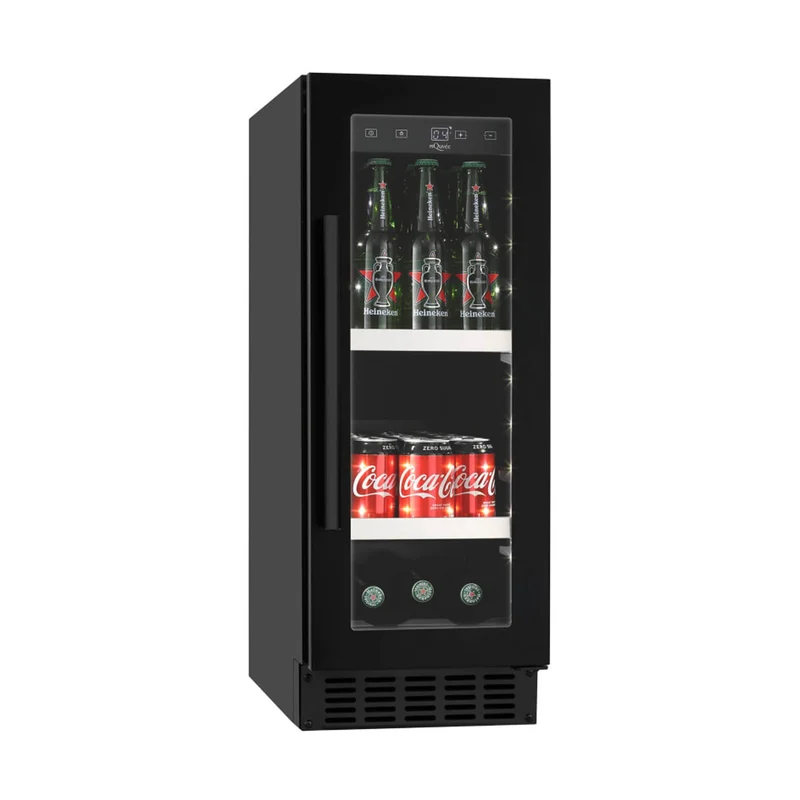 Bier- und Getränkekühlschrank mQuvée BeerServer 30 Anthracite Black