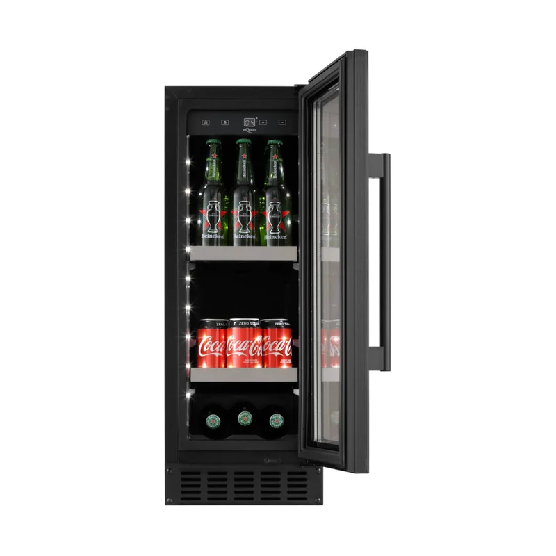 Bier- und Getränkekühlschrank mQuvée BeerServer 30 Anthracite Black
