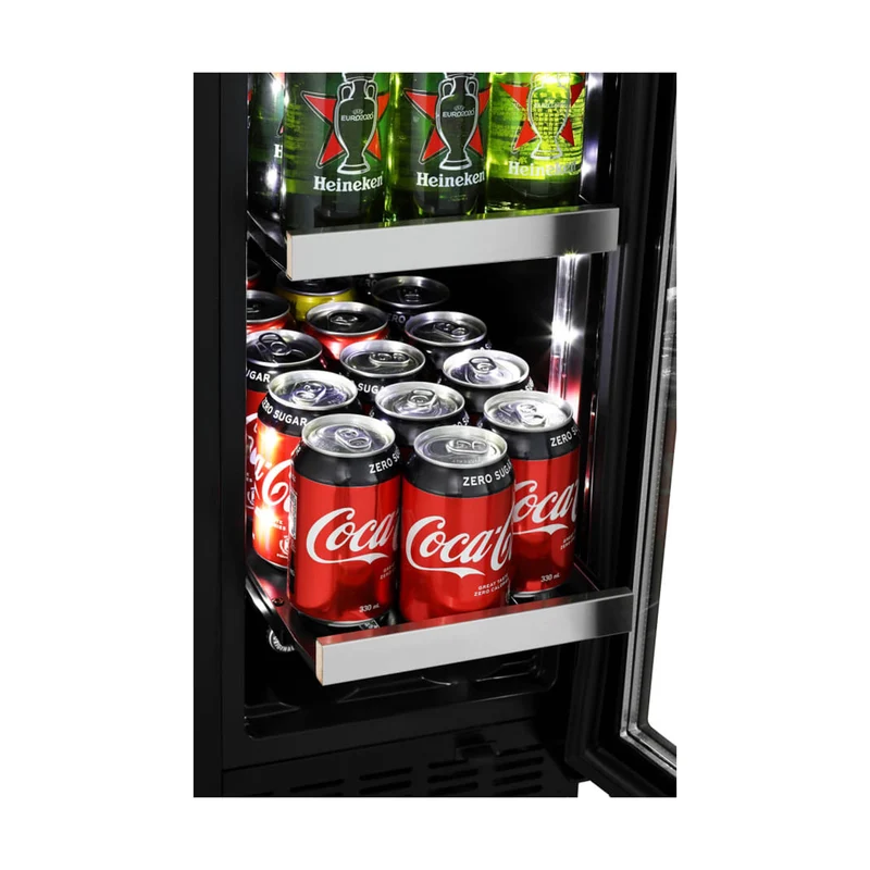 Bier- und Getränkekühlschrank mQuvée BeerServer 30 Anthracite Black