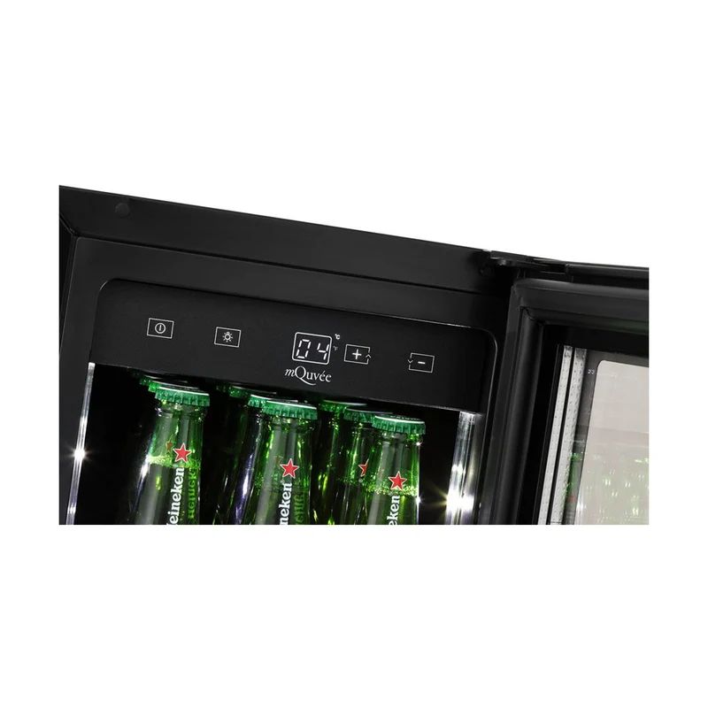 Bier- und Getränkekühlschrank mQuvée BeerServer 30 Anthracite Black