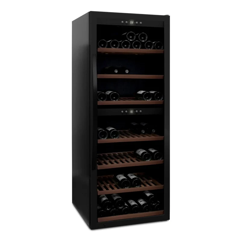 Weinkühlschrank 126 Flaschen mQuvée WineExpert 126 Fullglass Black
