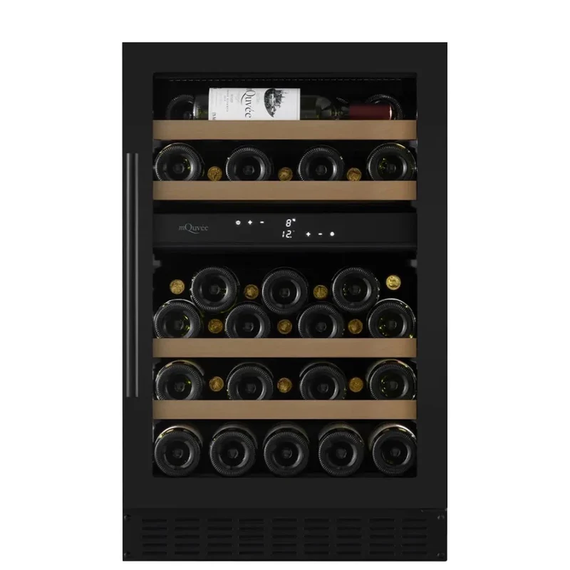 Weinkühlschrank 39 Flaschen mQuvée WineCave 700 50D Anthracite Black