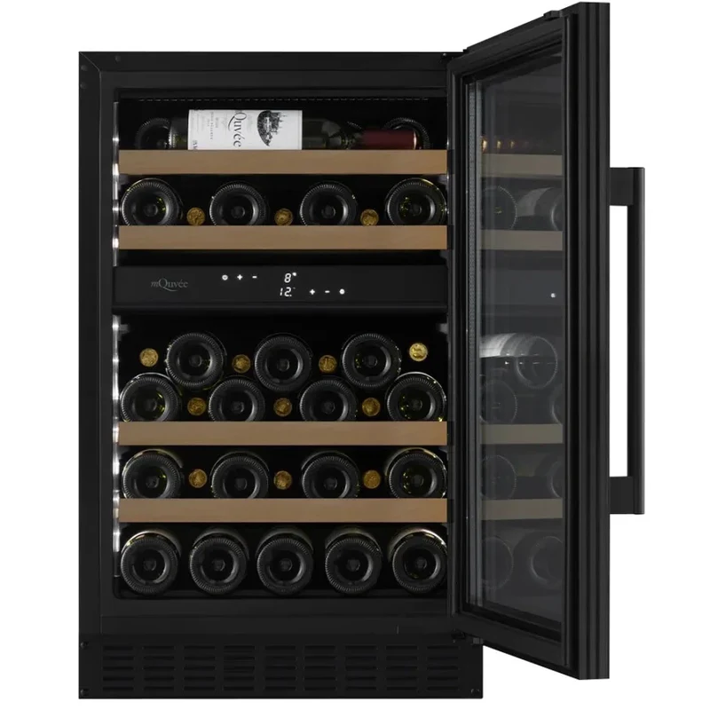 Weinkühlschrank 39 Flaschen mQuvée WineCave 700 50D Anthracite Black