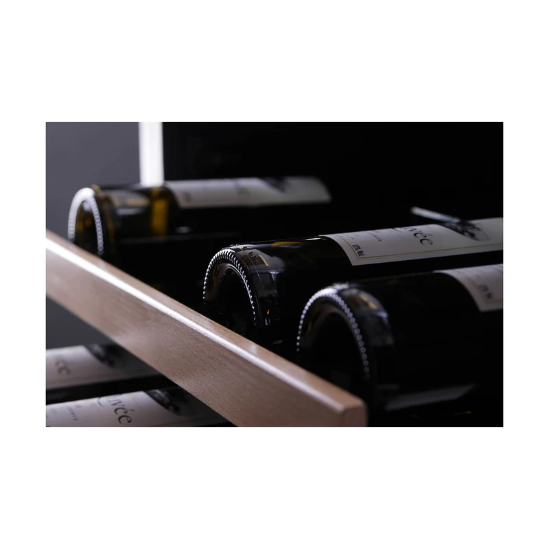 Weinkühlschrank 44 Flaschen mQuvée WineCave 60D Fullglass Black