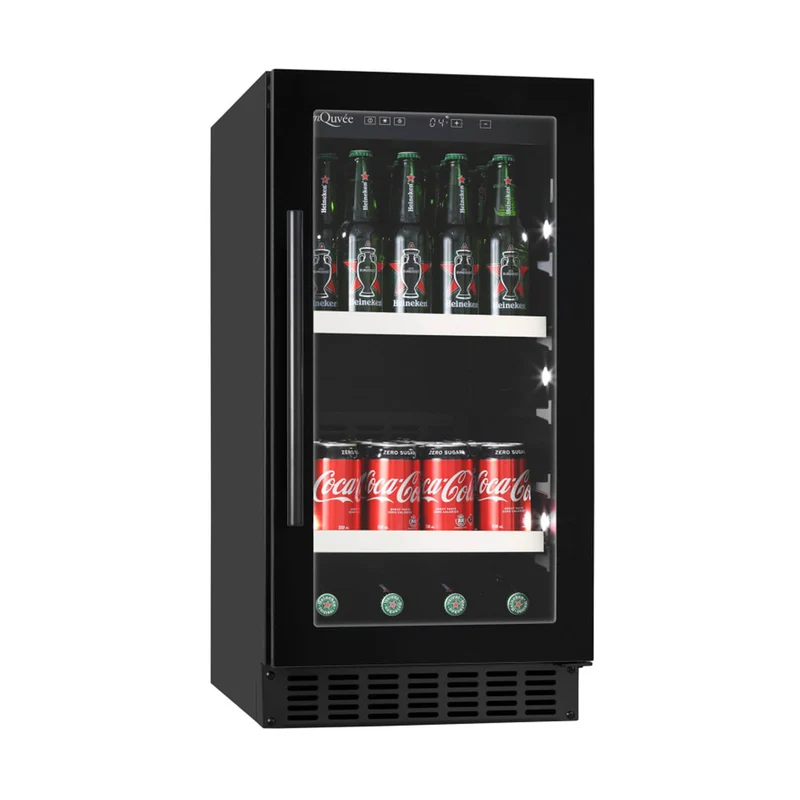 Bier- und Getränkekühlschrank mQuvée BeerServer 40 Anthracite Black