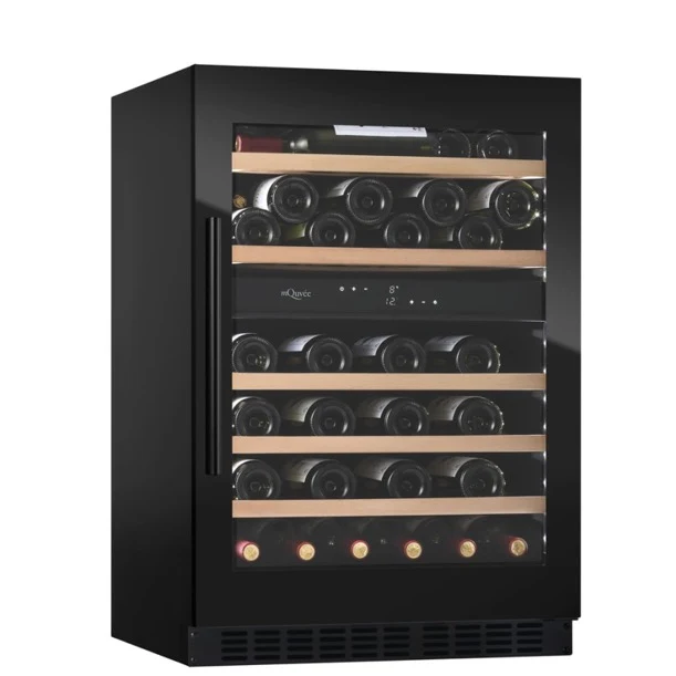 Weinkühlschrank 53 Flaschen mQuvée WineCave 800 60D Fullglass Black