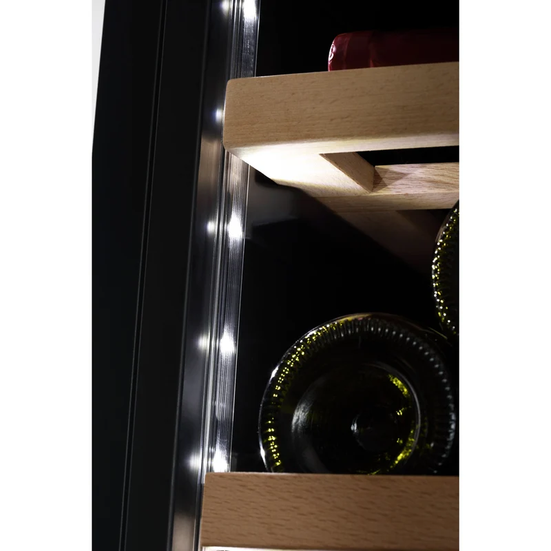 Weinkühlschrank 53 Flaschen mQuvée WineCave 800 60D Fullglass Black