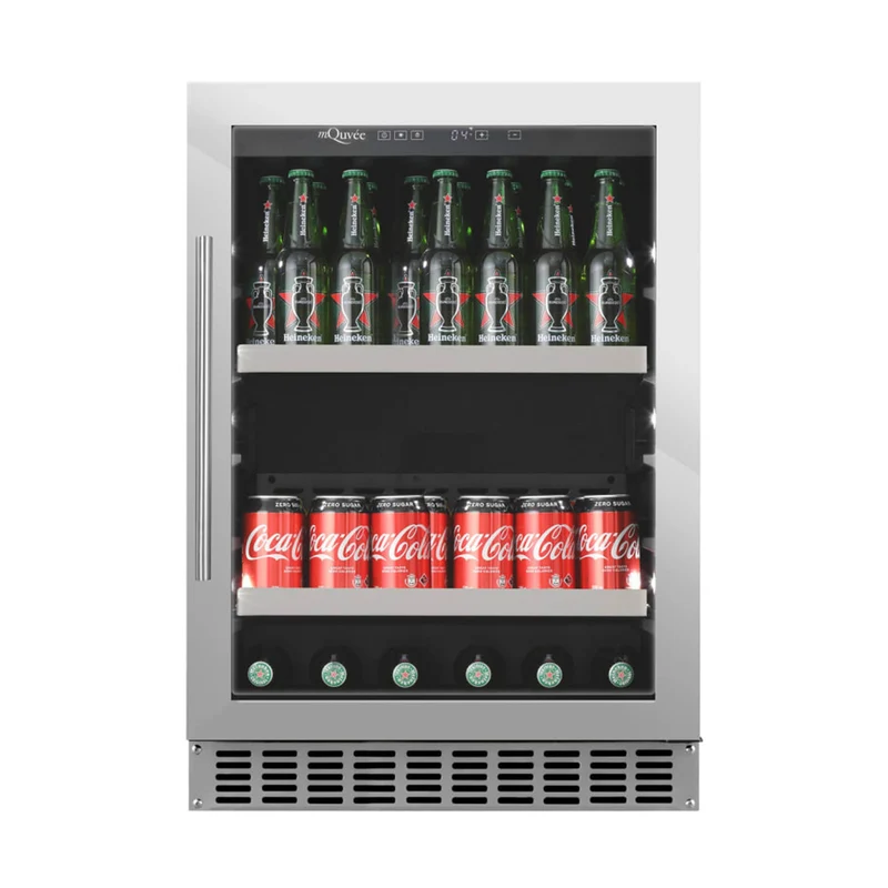 Bier- und Getränkekühlschrank mQuvée BeerServer 60 Stainless