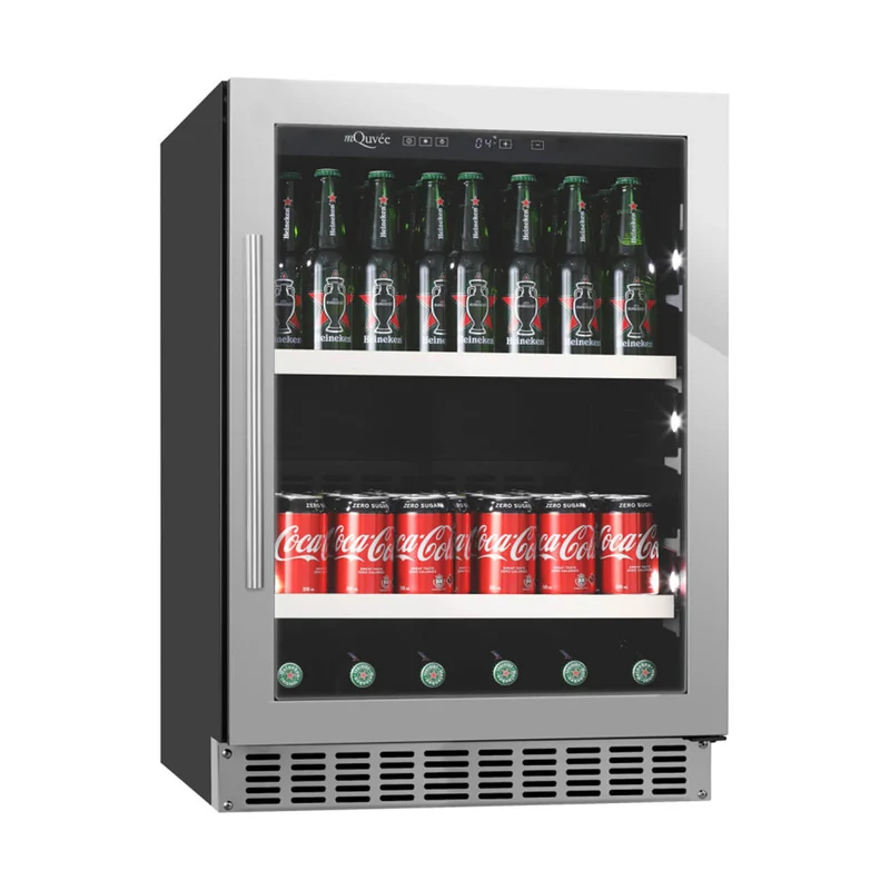 Bier- und Getränkekühlschrank mQuvée BeerServer 60 Stainless