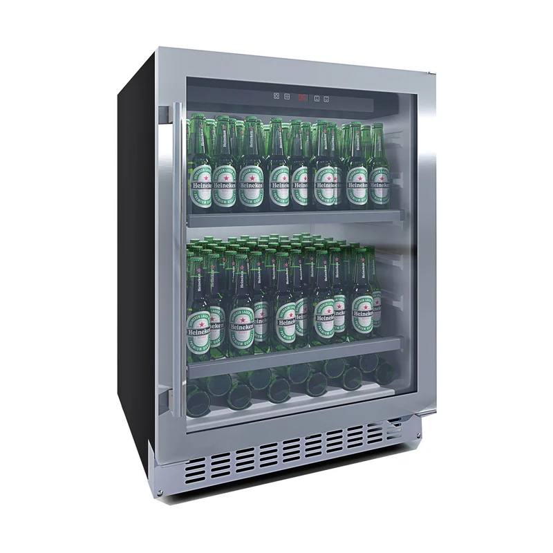 Bier- und Getränkekühlschrank mQuvée BeerServer 60 Stainless