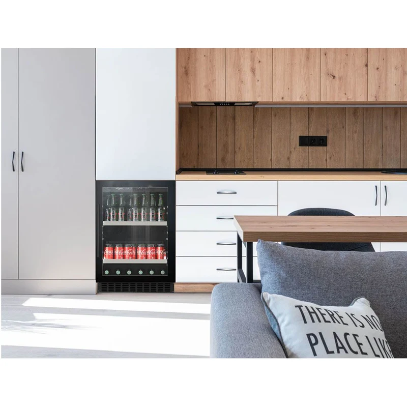 Bier- und Getränkekühlschrank mQuvée BeerServer 60 Anthracite Black