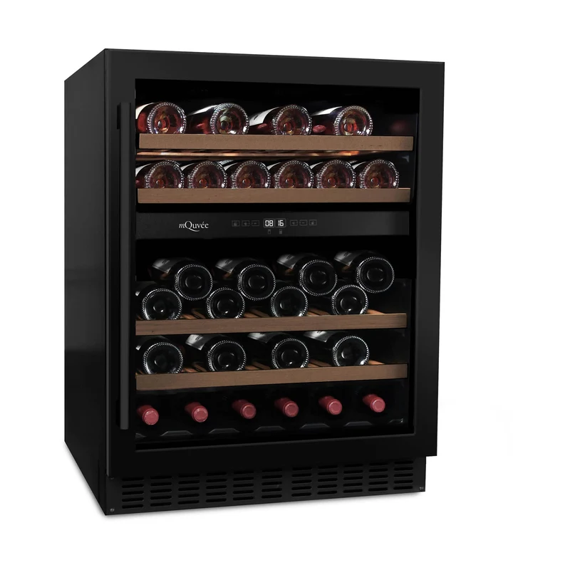 Weinkühlschrank 45 Flaschen mQuvée WineCave 700 60D Anthracite Black