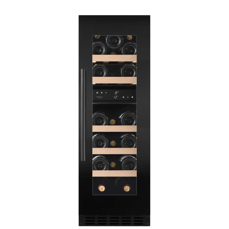 Weinkühlschrank 19 Flaschen mQuvée WineCave 800 30D Fullglass Black