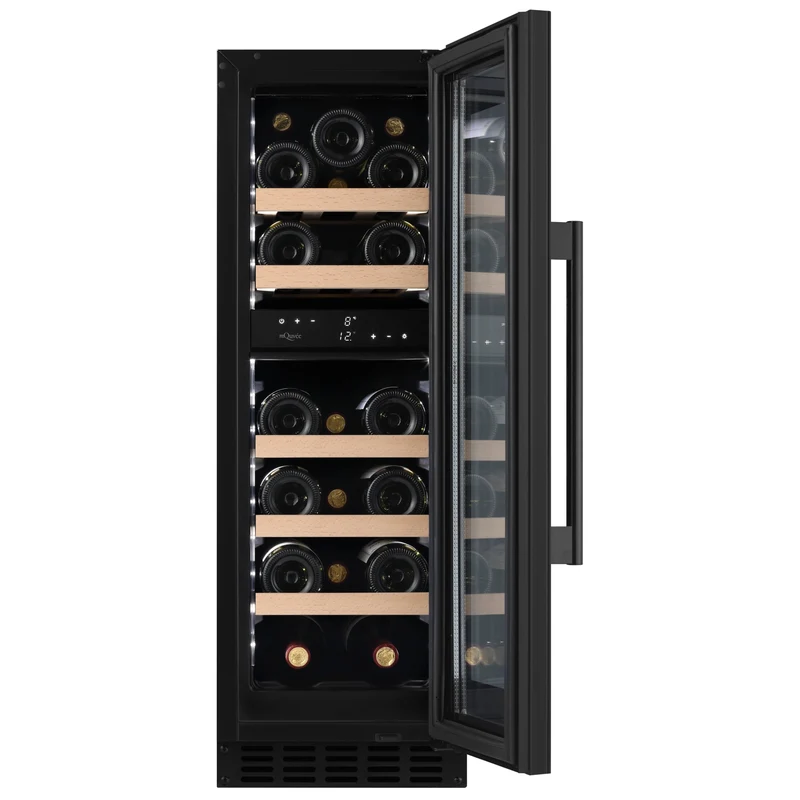 Weinkühlschrank 19 Flaschen mQuvée WineCave 800 30D Fullglass Black