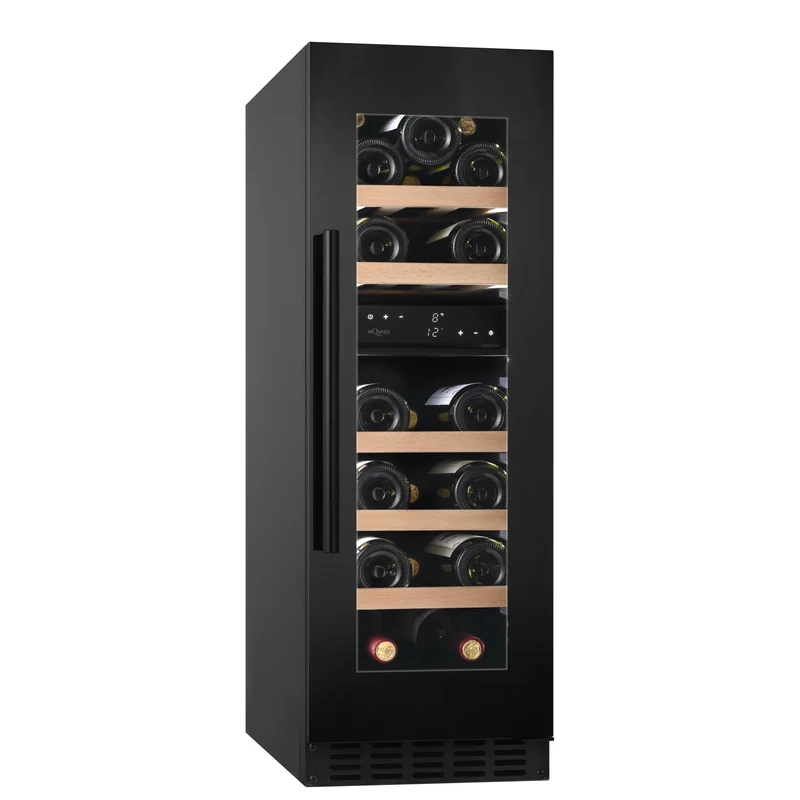 Weinkühlschrank 19 Flaschen mQuvée WineCave 800 30D Fullglass Black