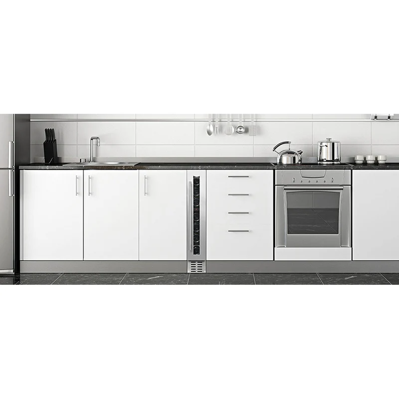Weinkühlschrank 10 Flaschen mQuvée WineCave 700 15S Stainless