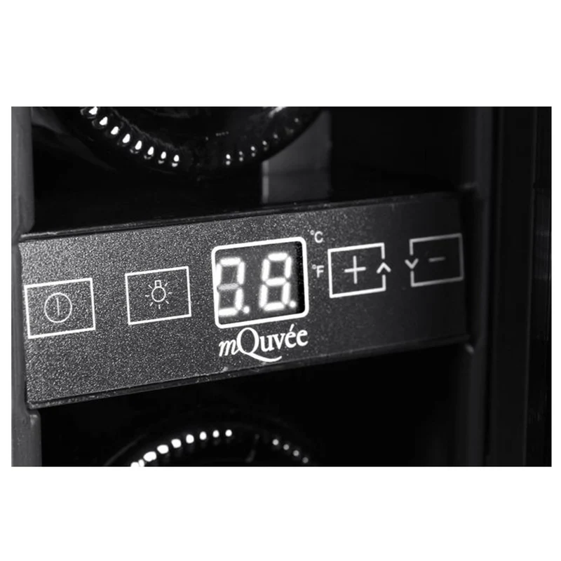 Weinkühlschrank 7 Flaschen mQuvée WineCave 720 15S Anthracite Black