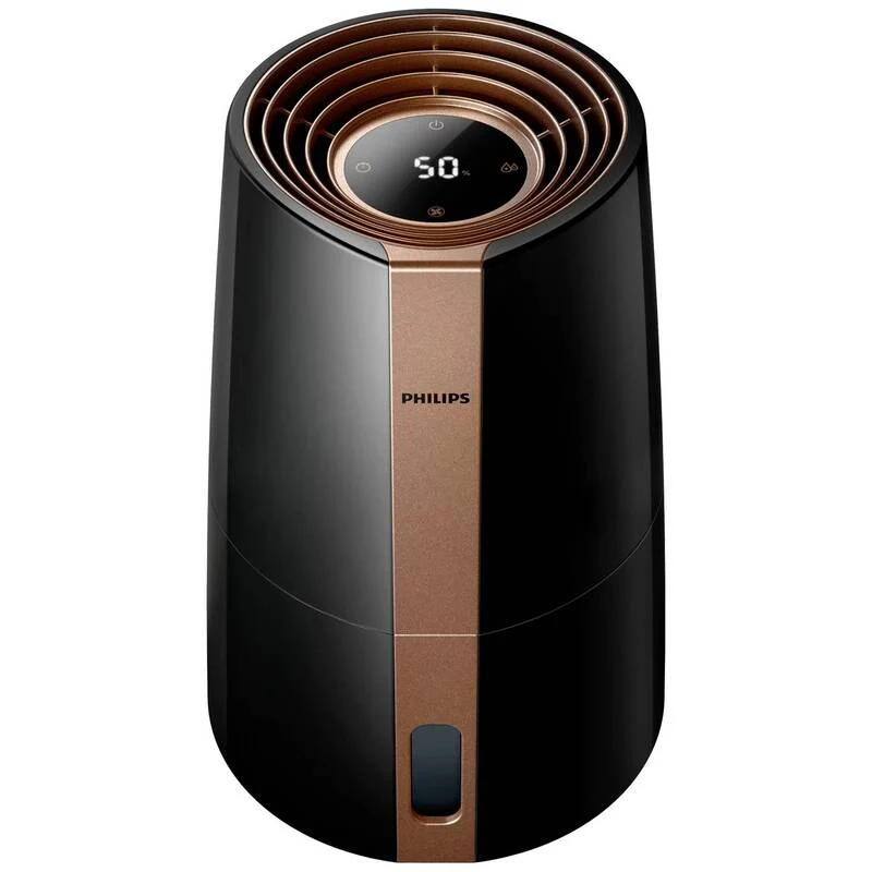 B-Ware Philips 3000er Serie Luftbefeuchter 45 m² Schwarz Kupfer 1 St. Luftverbesserer