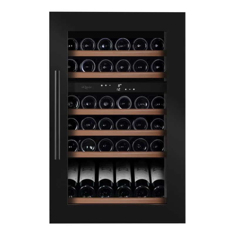 Weinkühlschrank 49 Flaschen mQuvée WineKeeper 49D Fullglass Black