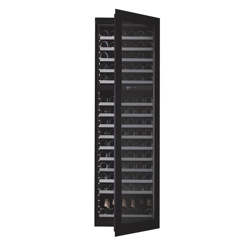 Weinkühlschrank 115 Flaschen mQuvée WineKeeper 112D Fullglass Black Push/Pull