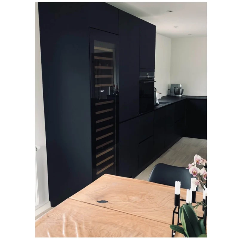 Weinkühlschrank 115 Flaschen mQuvée WineKeeper 112D Fullglass Black Push/Pull