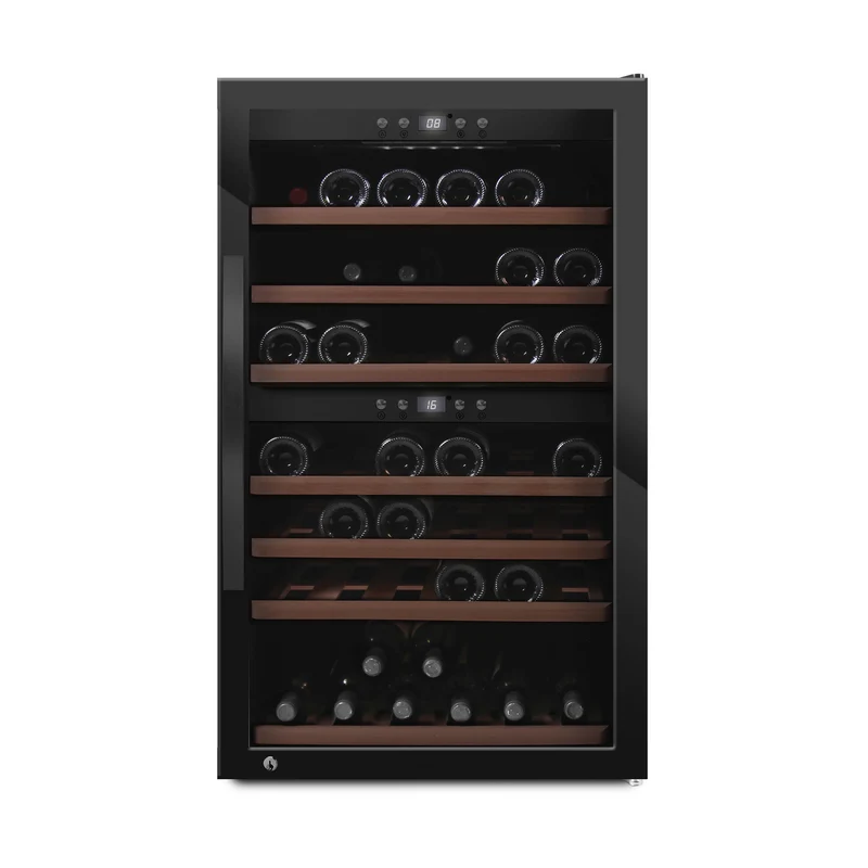 Weinkühlschrank 66 Flaschen mQuvée WineExpert 66 Fullglass Black