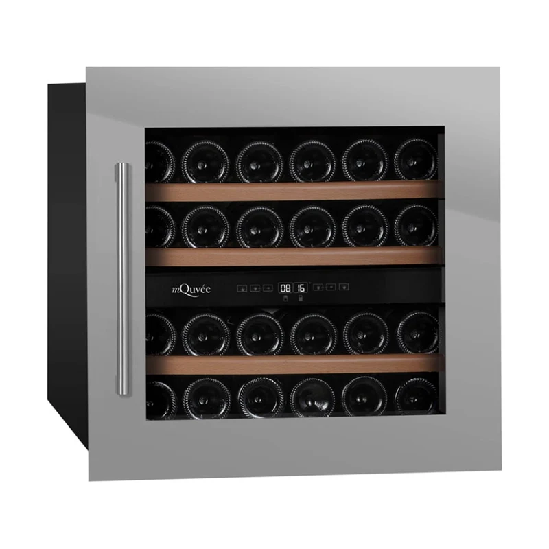 Weinkühlschrank 25 Flaschen mQuvée WineKeeper 25D Stainless