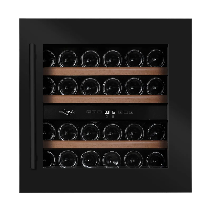 Weinkühlschrank 26 Flaschen mQuvée WineKeeper 25D Anthracite Black