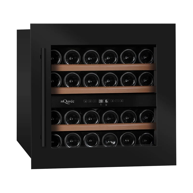 Weinkühlschrank 26 Flaschen mQuvée WineKeeper 25D Anthracite Black