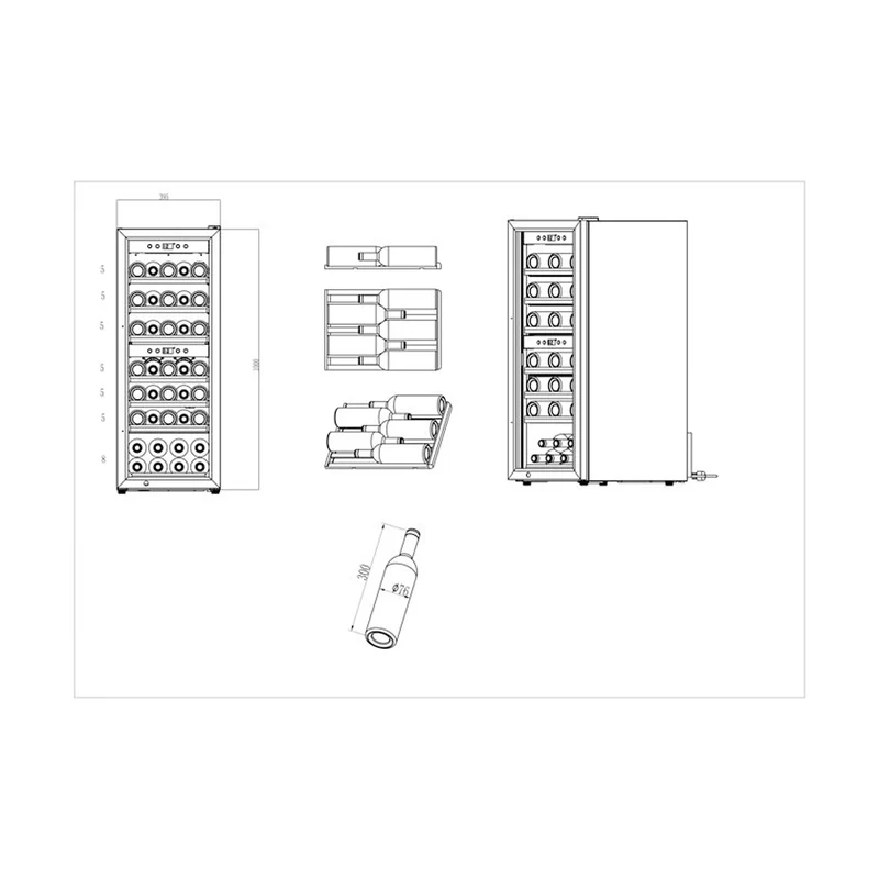 Weinkühlschrank 38 Flaschen mQuvée WineExpert 38 Stainless