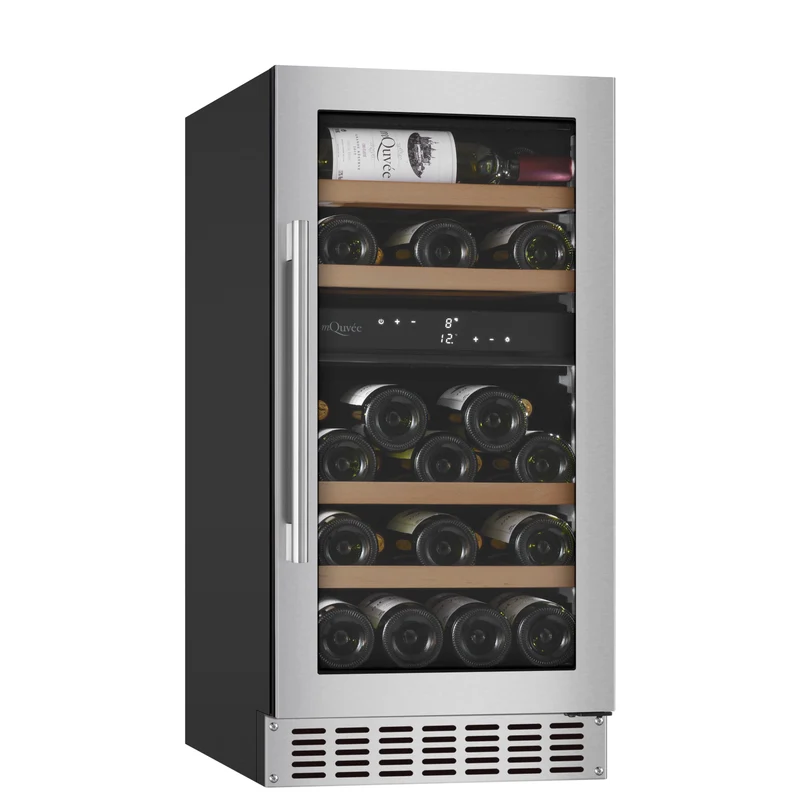 Weinkühlschrank 28 Flaschen mQuvée WineCave 700 40D Stainless