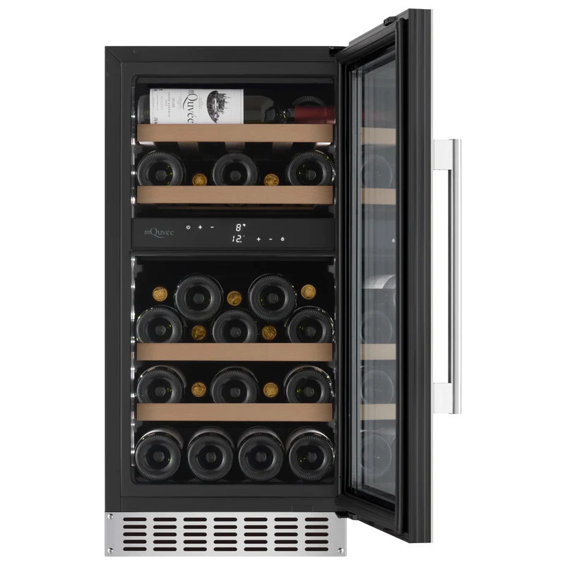 Weinkühlschrank 28 Flaschen mQuvée WineCave 700 40D Stainless