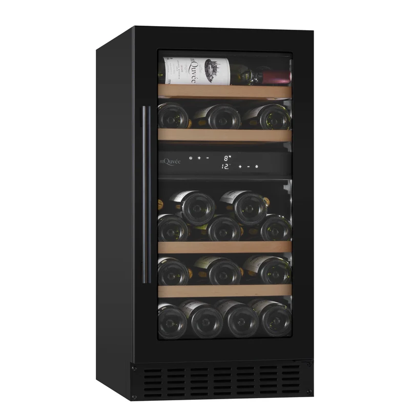 Weinkühlschrank 28 Flaschen mQuvée WineCave 700 40D Anthracite Black