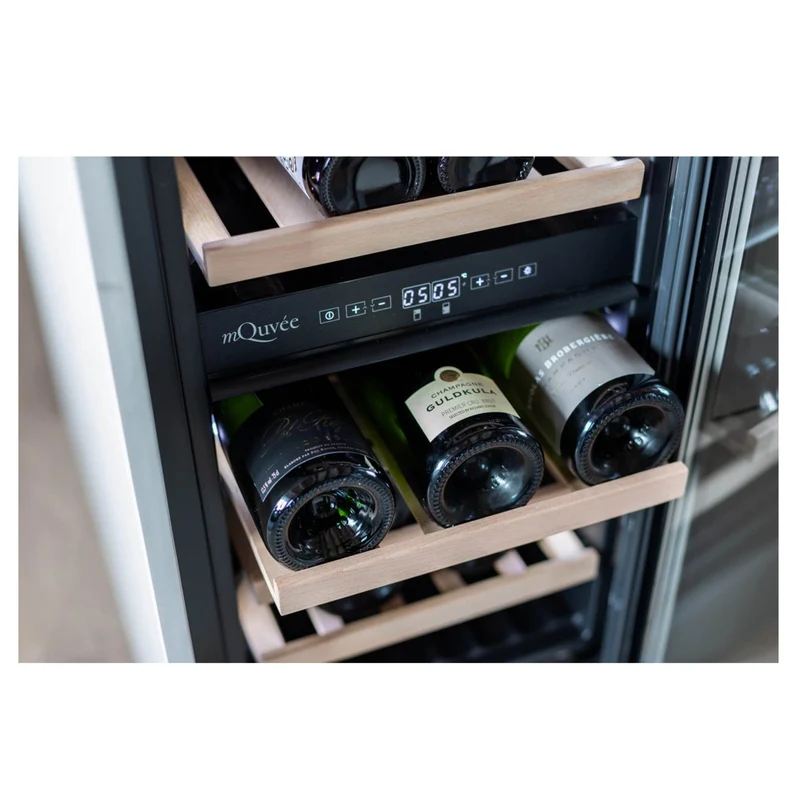 Weinkühlschrank 28 Flaschen mQuvée WineCave 700 40D Anthracite Black
