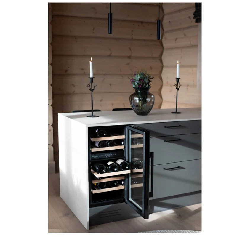 Weinkühlschrank 28 Flaschen mQuvée WineCave 700 40D Anthracite Black