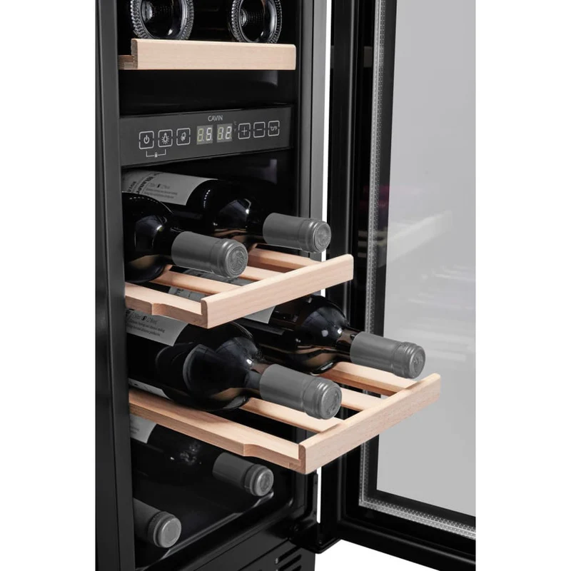 Weinkühlschrank 18 Flaschen Cavin Arctic Collection 30D Black