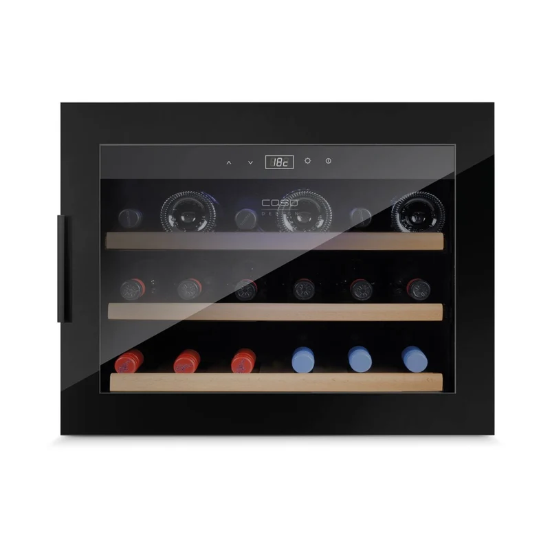 Weinkühlschrank 18 Flaschen Caso WineSafe 18 EB Black