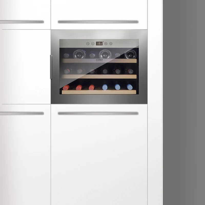 Weinkühlschrank 18 Flaschen Caso WineSafe 18 EB Inox