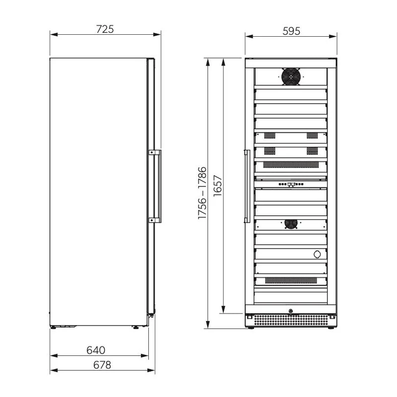 Weinkühlschrank 154 Flaschen Dometic C154F
