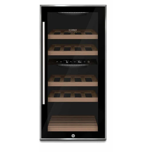 Weinkühlschrank 24 Flaschen Caso WineComfort 24 Black