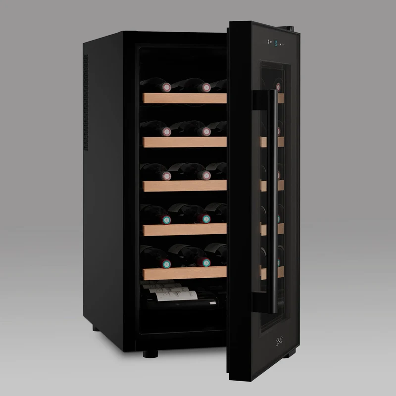 Weinkühlschrank 18 Flaschen Les Petits Champs CAVCB18 Black