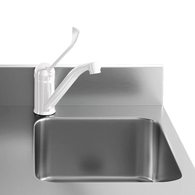 Profi Umluft-Kühltisch mit Spülbecken , 3-türig für GN 1/1, TG3N/HA-R2EV