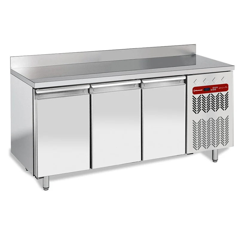 Gefriertisch mit Aufkantung , 3 Türen , 405 L , GN 1/1, TG3B/HA-R2