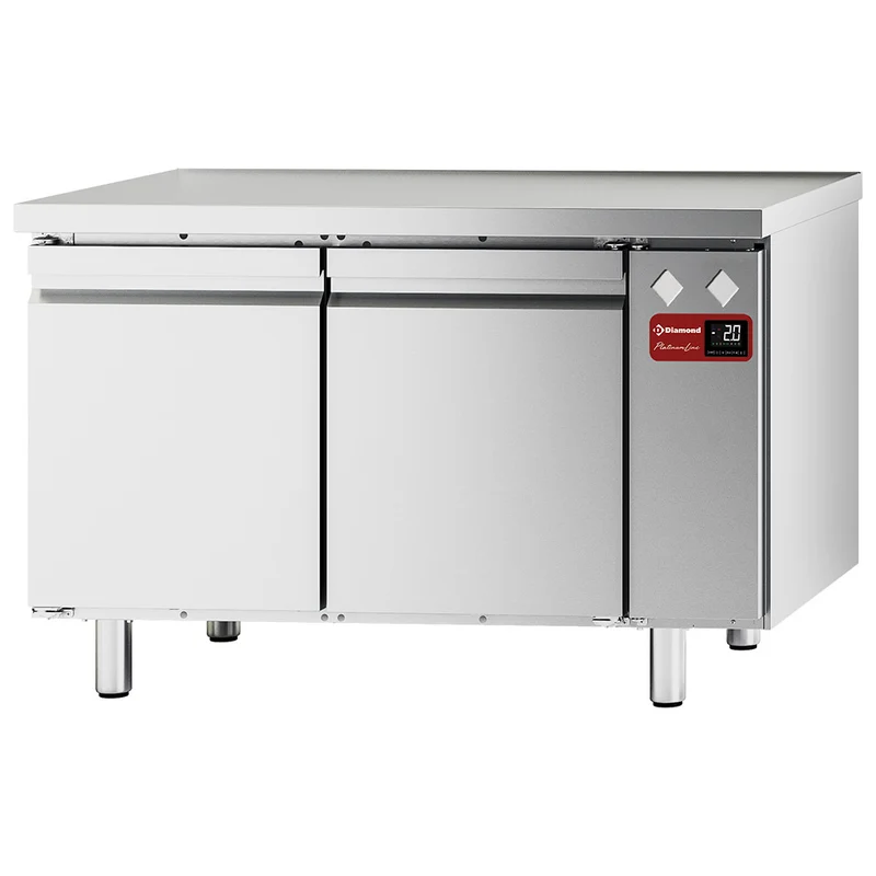 Profi-Kühltisch für Zentralkühlung , 2 Türen , GN 1/1, TFC2/SG-7