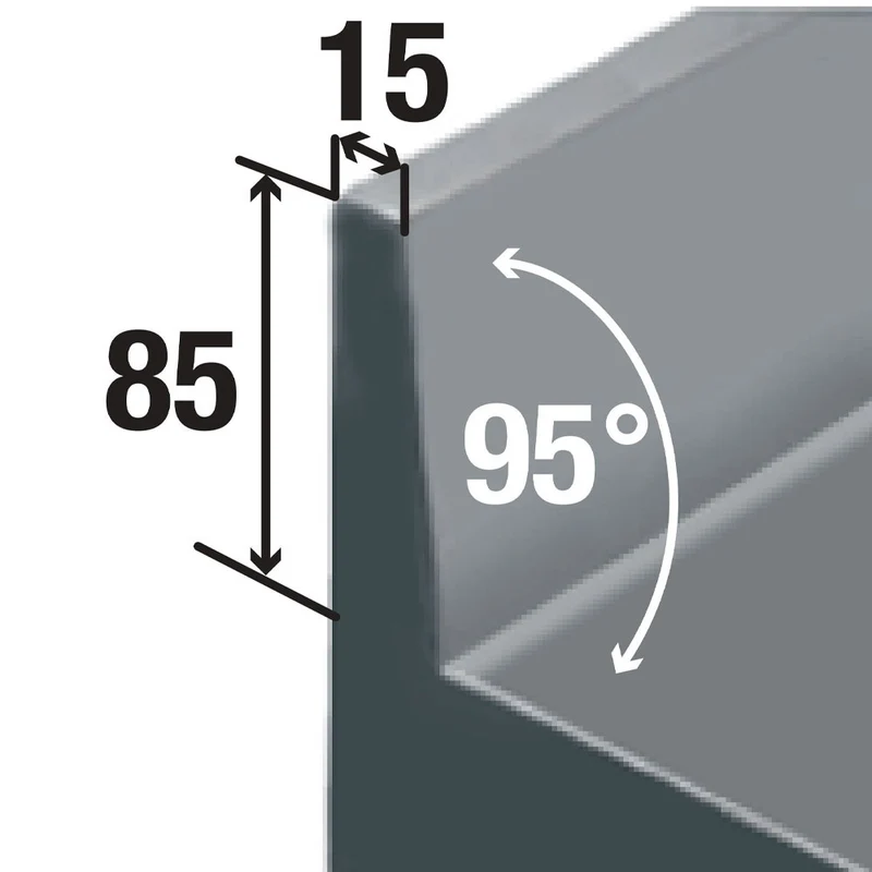 Wärmeschrank Edelstahl 200 cm mit 2 Schiebetüren und Aufkantung, TE207A/B