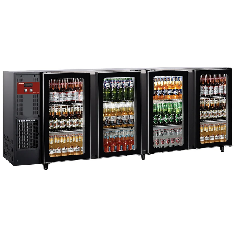 Profi Barkühlschrank, 4 Glastüren, 783 L, TAVT/4G-R2