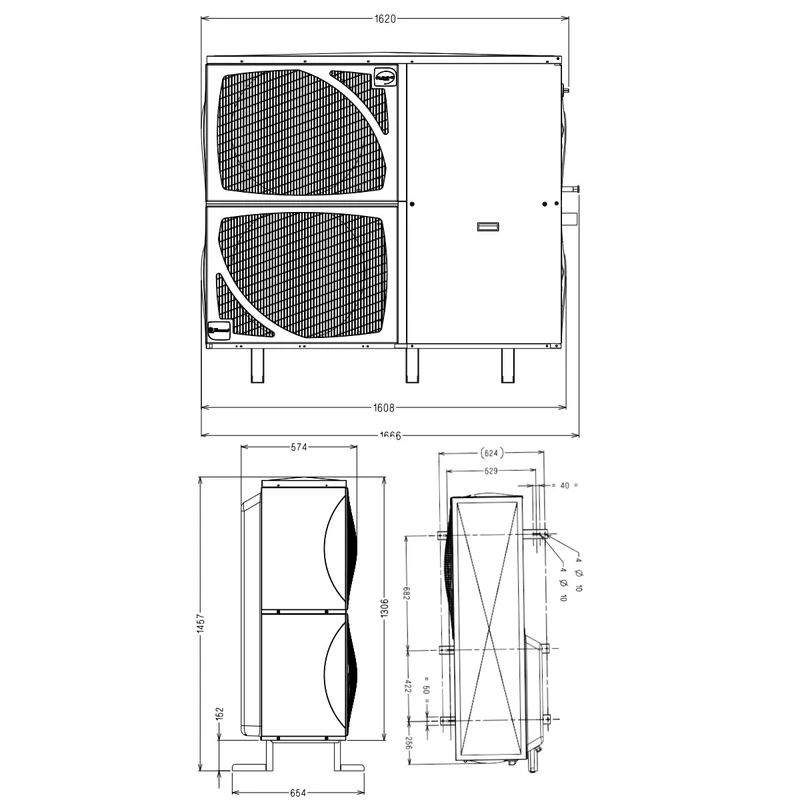 Verflüssigungssatz SILAGD4610Z-TZ 400V Tecumseh Silensys