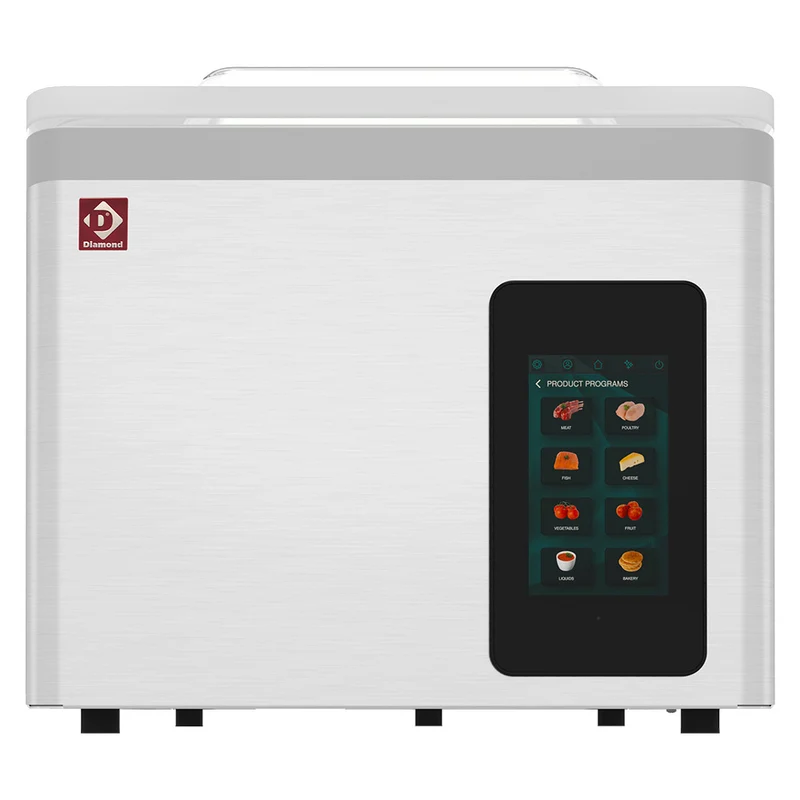Professioneller Kammervakuumierer , 21 m³/h Pumpe , 410 mm Schweißleiste, TA-90/IVAC