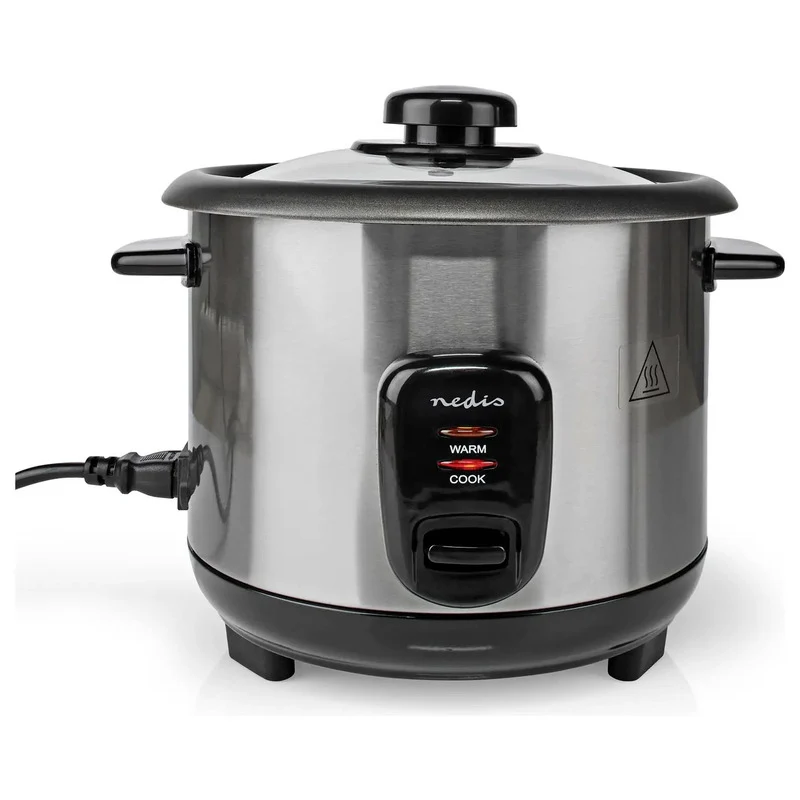 B-Ware Nedis Reiskocher KARC110AL 1l Reiskocher Reisgarer Dampfgaren Kochen 500W